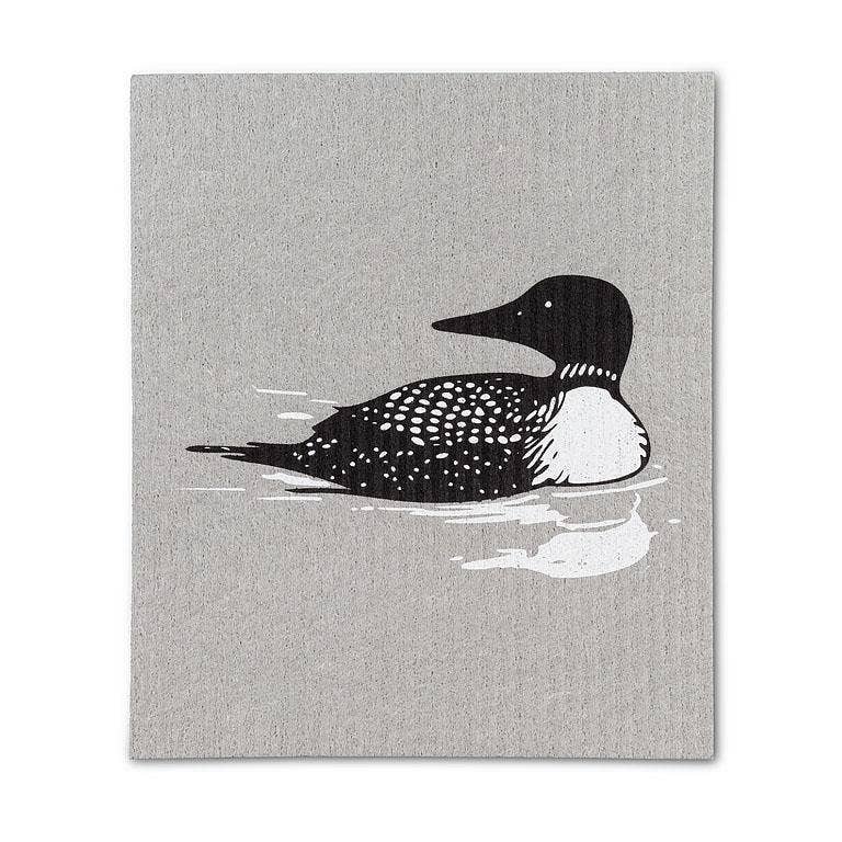 Loons Swedish Dish Cloth | Grey by Abbott