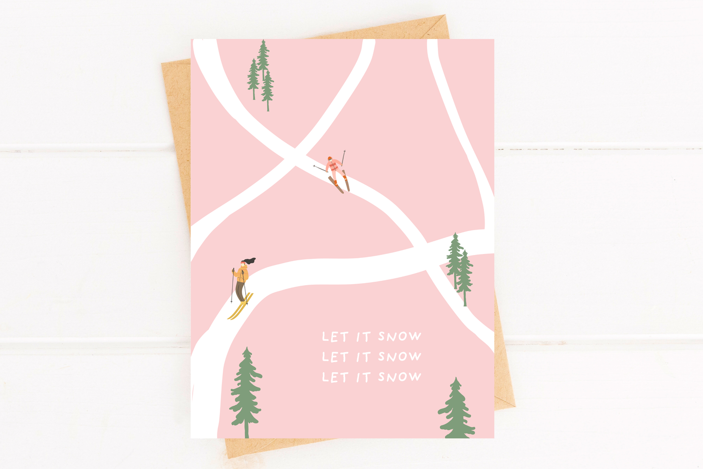 Let It Snow Card by Five Dot Post