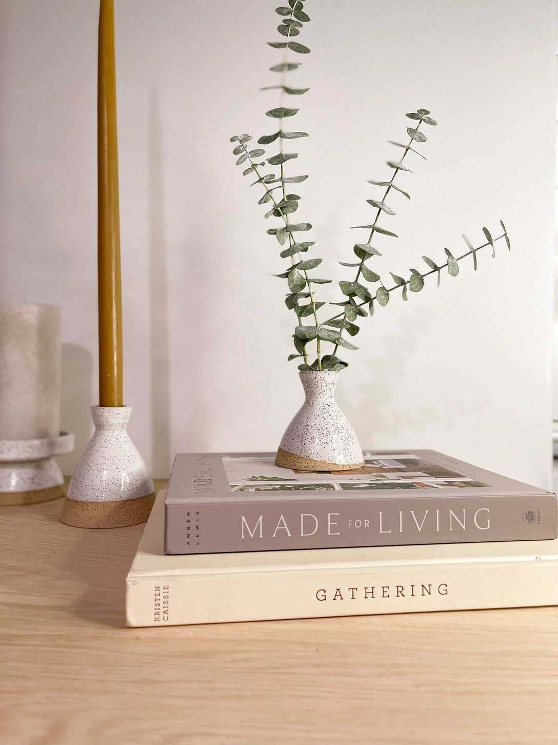 Ceramic Candle Taper Holder by JordanB Ceramics