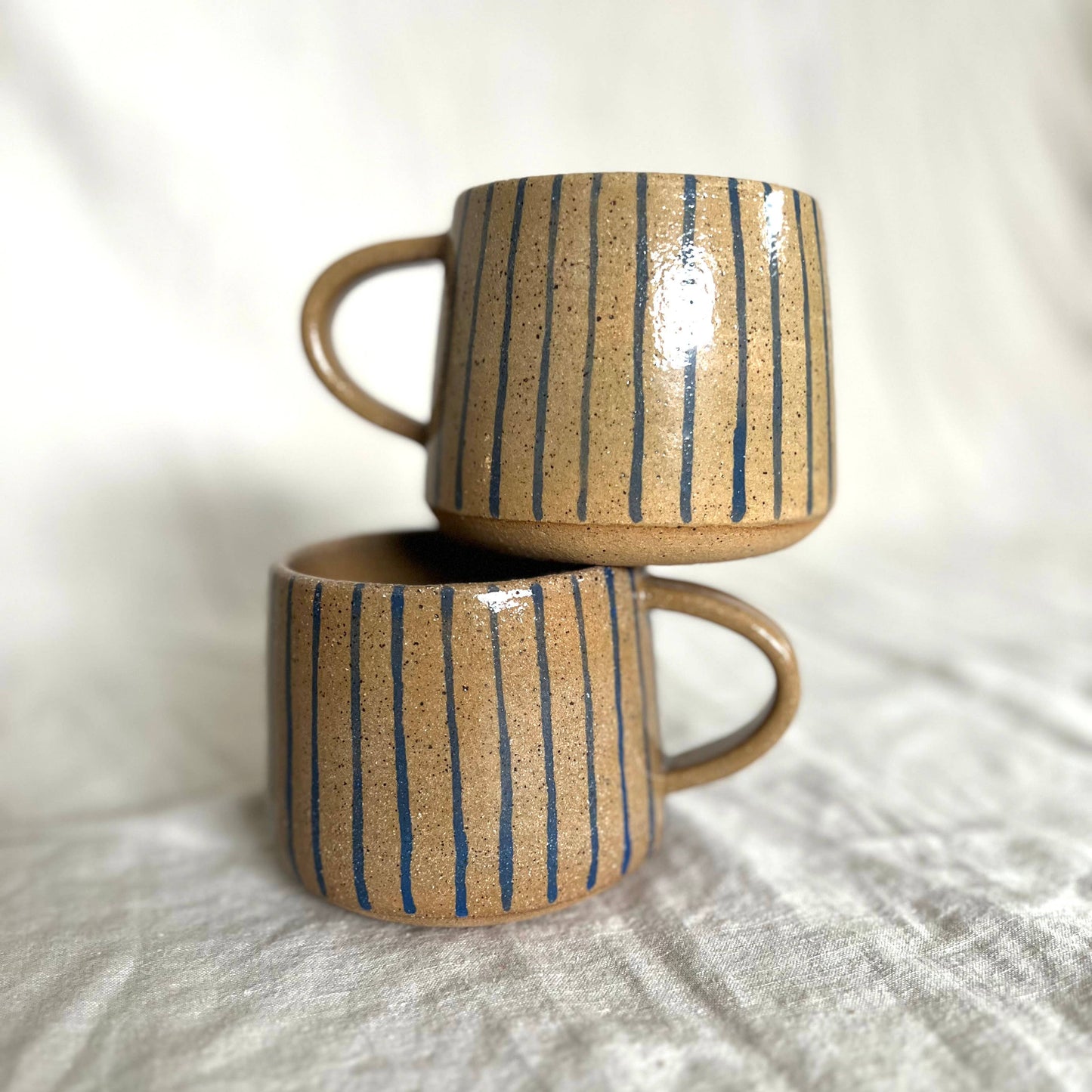 Blue Line Mug by Void & Form Ceramics
