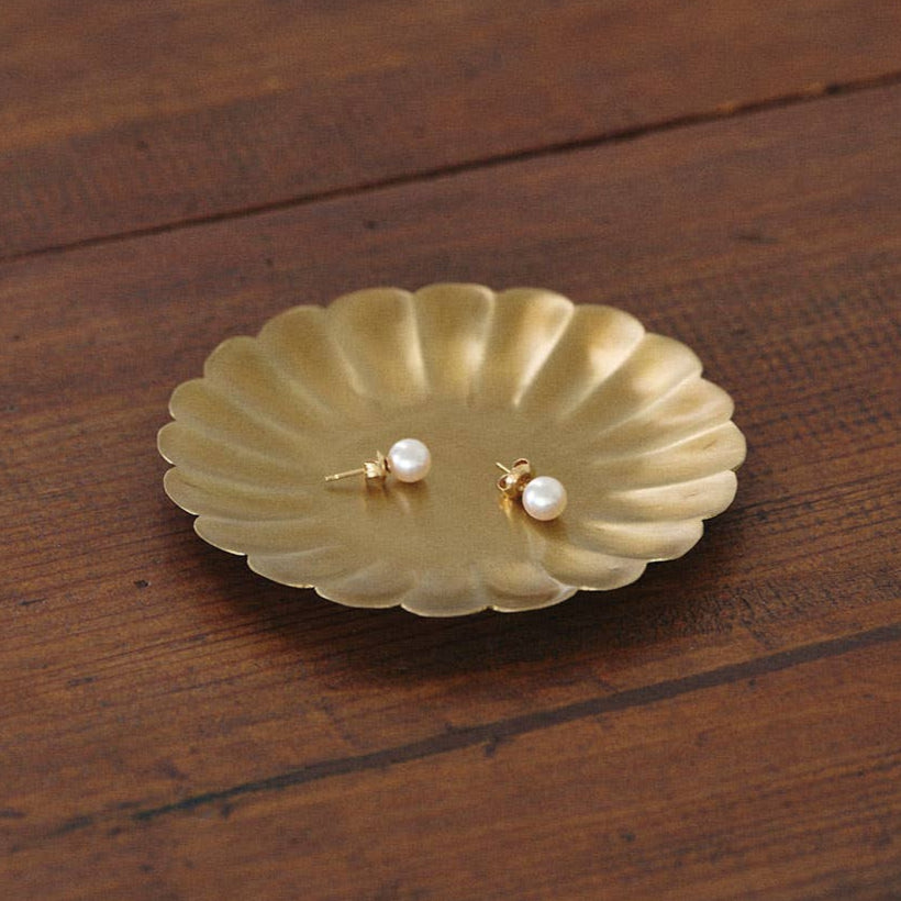 Brass Petal Tray by Fog Linen Work