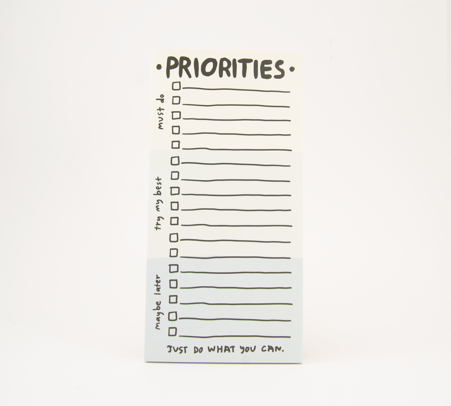 Priorities Notepad by People I've Loved