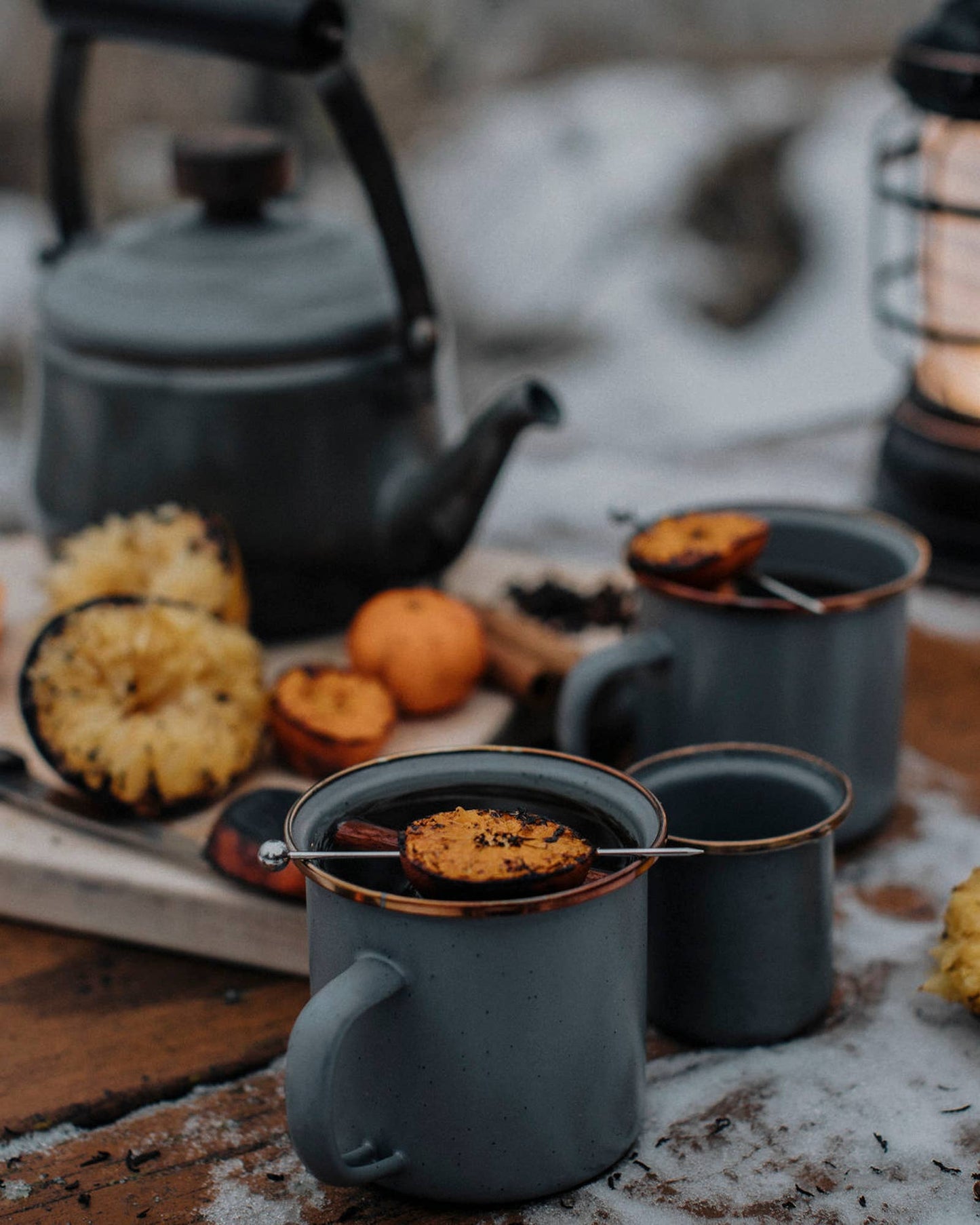 Vintage-Style Kettle | Slate Grey by Barebones