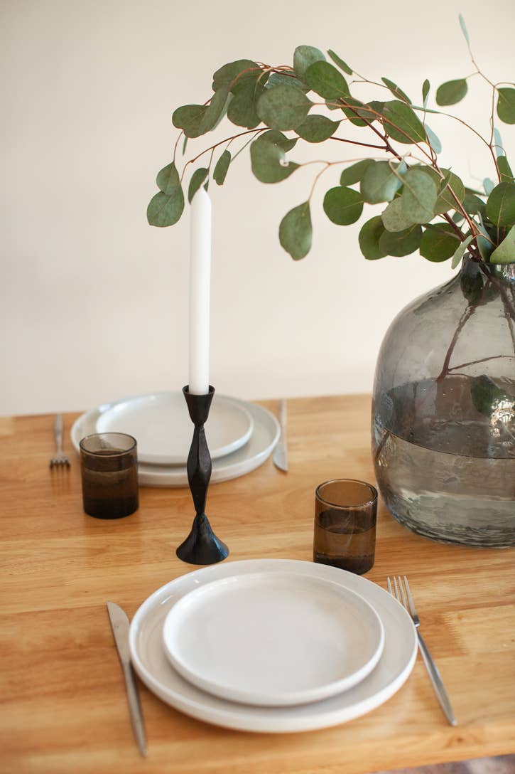 Hand-Forged Iron Taper Candle Holder by Creative Women