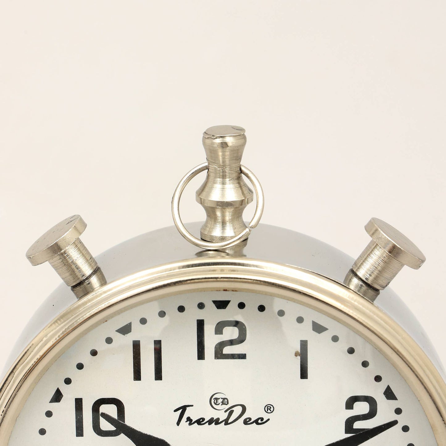 Decorative Desk Clock | Nickel
