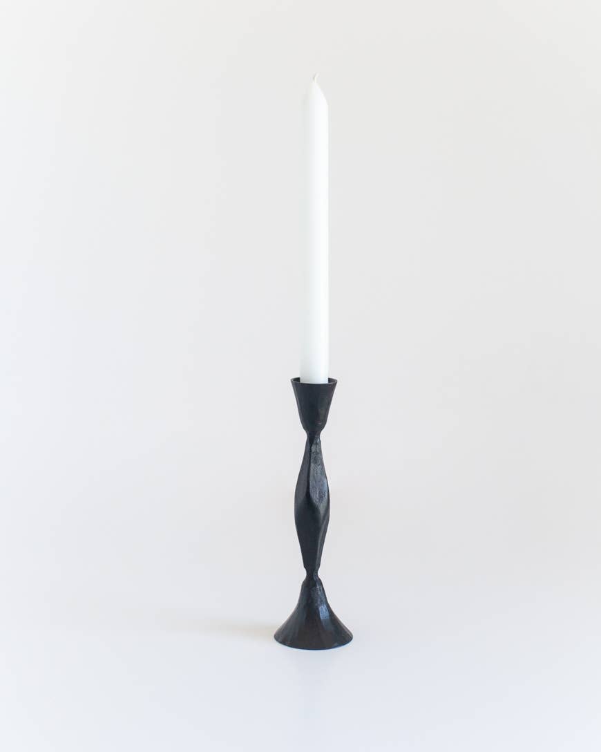 Hand-Forged Iron Taper Candle Holder by Creative Women