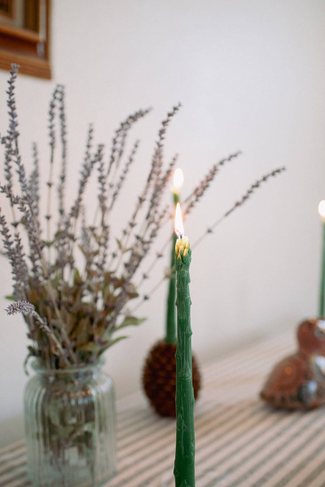 Asparagus Taper Candles by Happy Organics