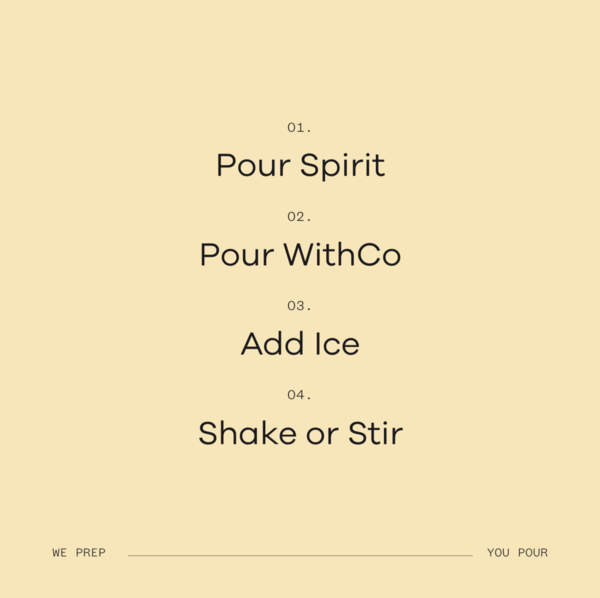Honey Sour Cocktail Mix by WithCo Cocktails