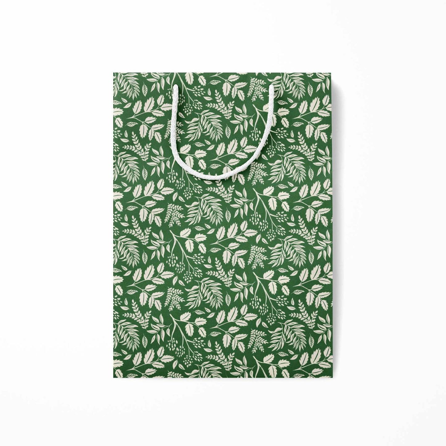 Green Vines Holiday Gift Bag | Large