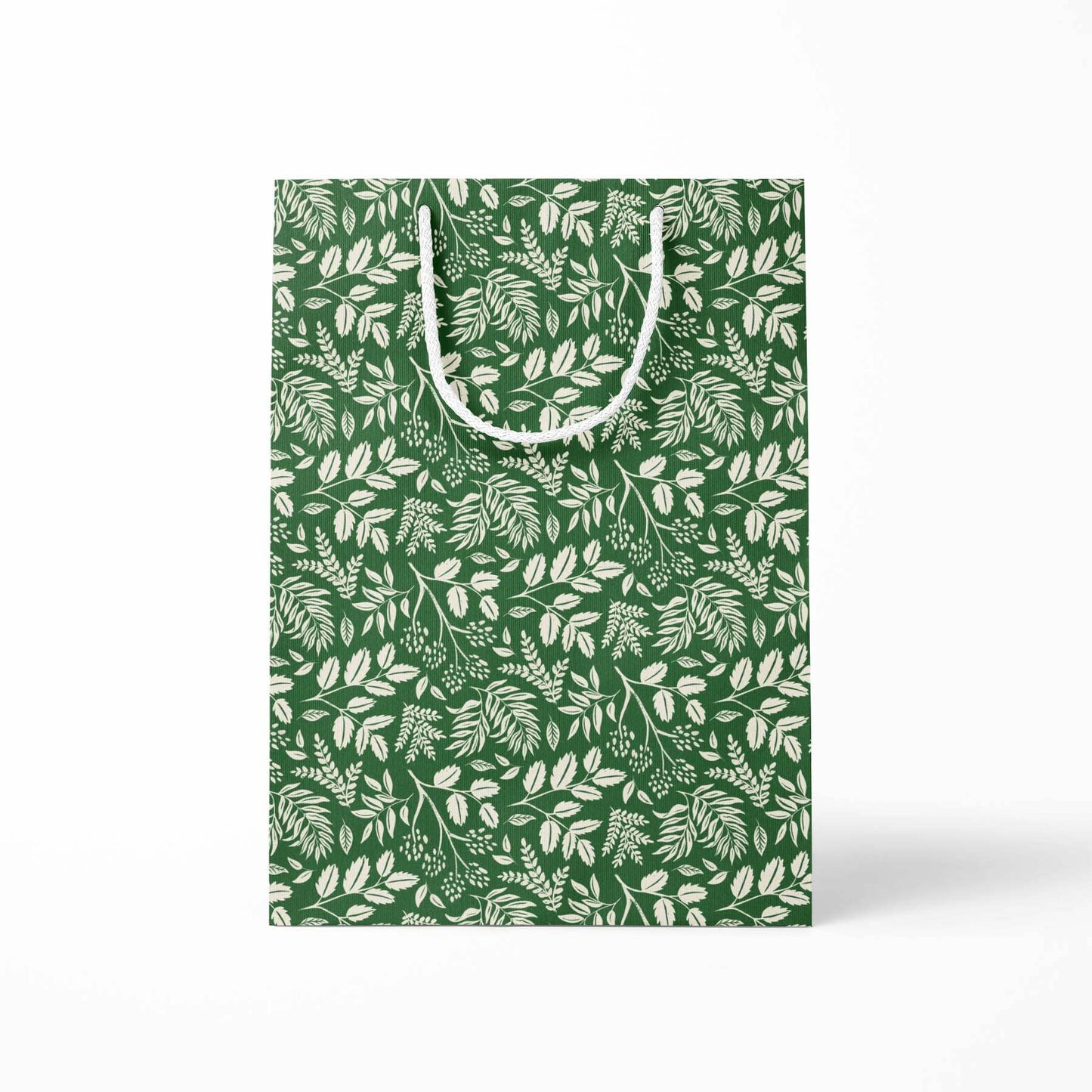 Green Vines Holiday Gift Bag | Large