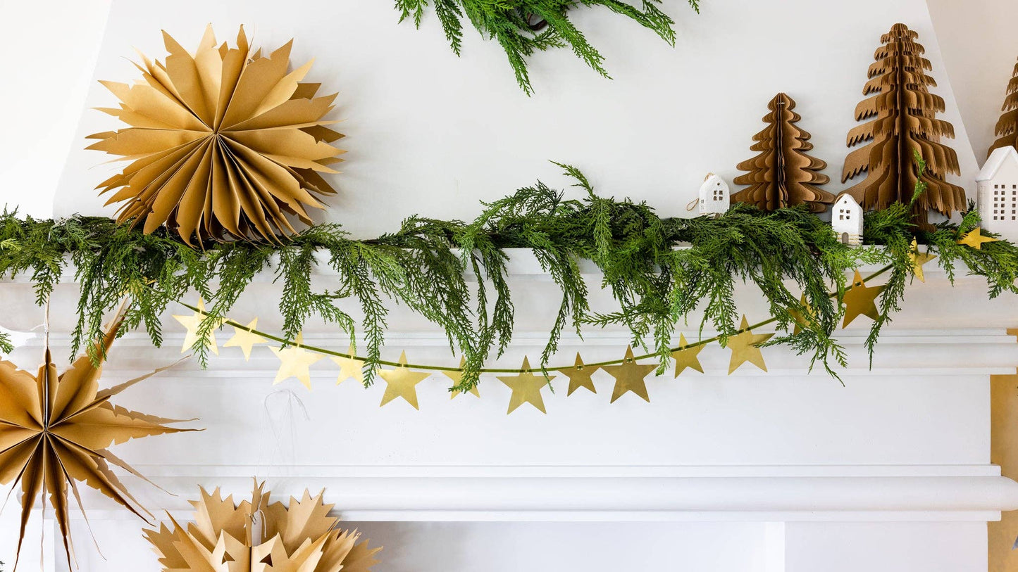 Christmas Memories Kraft Paper Tree Decor | Large
