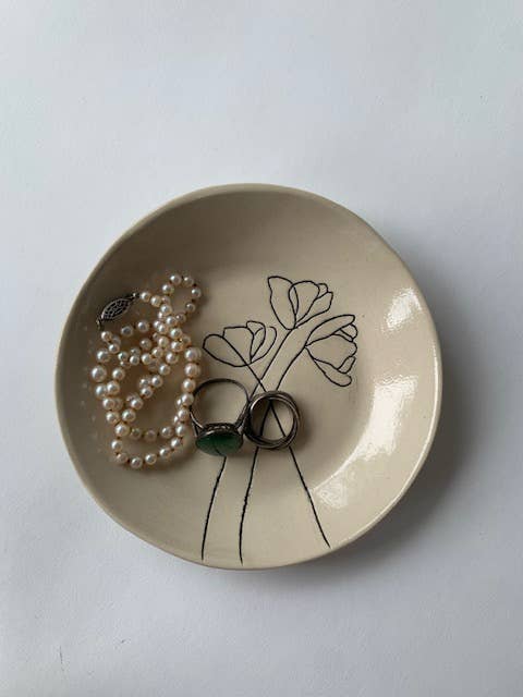 Handmade Cosmos Ring Bowl by CSF Ceramics