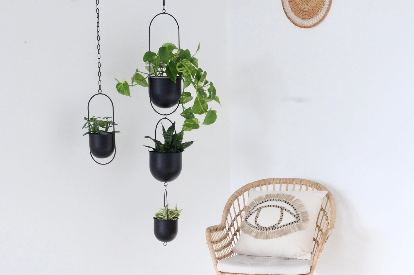 Tiered Metal Hanging Planter Pot - Large - by Sprout and About