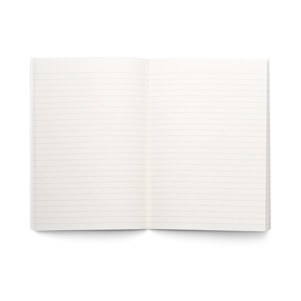 Colorblock Lined Notebook - Blue + Green