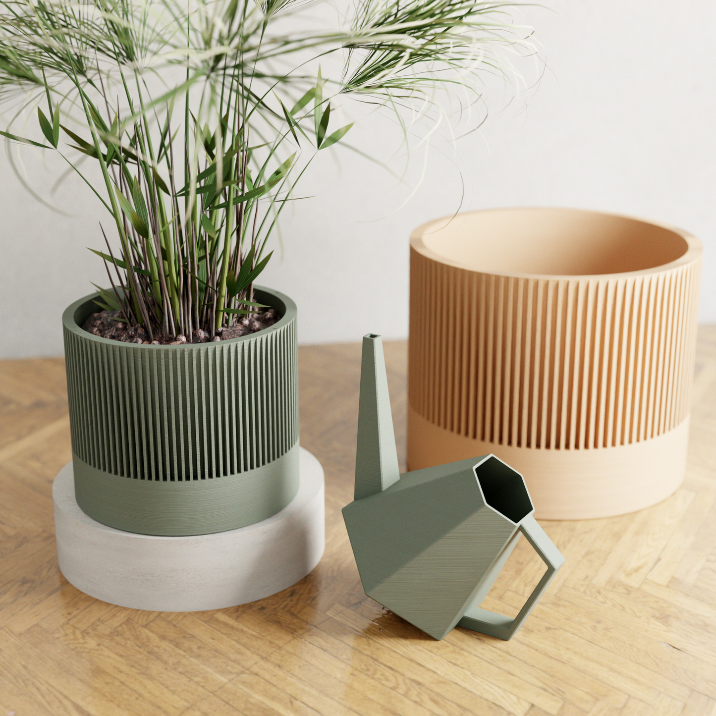 Sakura Planter | Green by Modernized Pottery