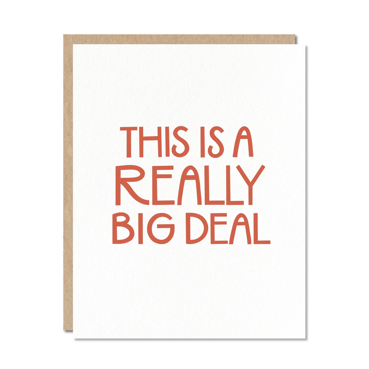 Really Big Deal Congratulations Card by Odd Daughter Paper Co.