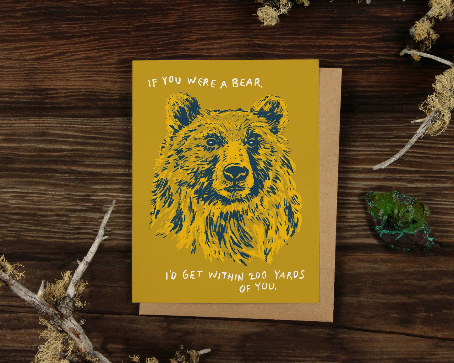 If You Were A Bear Greeting Card by Alpinecho