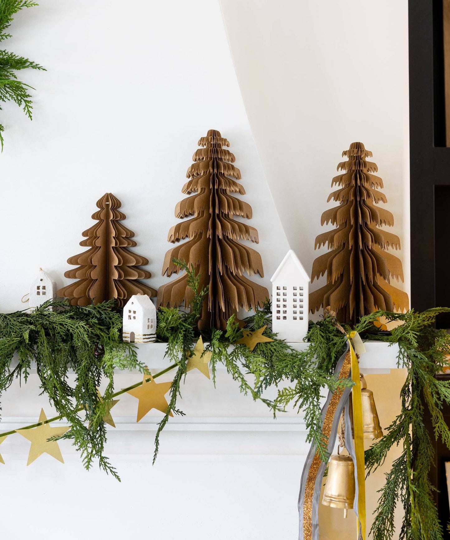 Christmas Memories Kraft Paper Tree Decor | Large