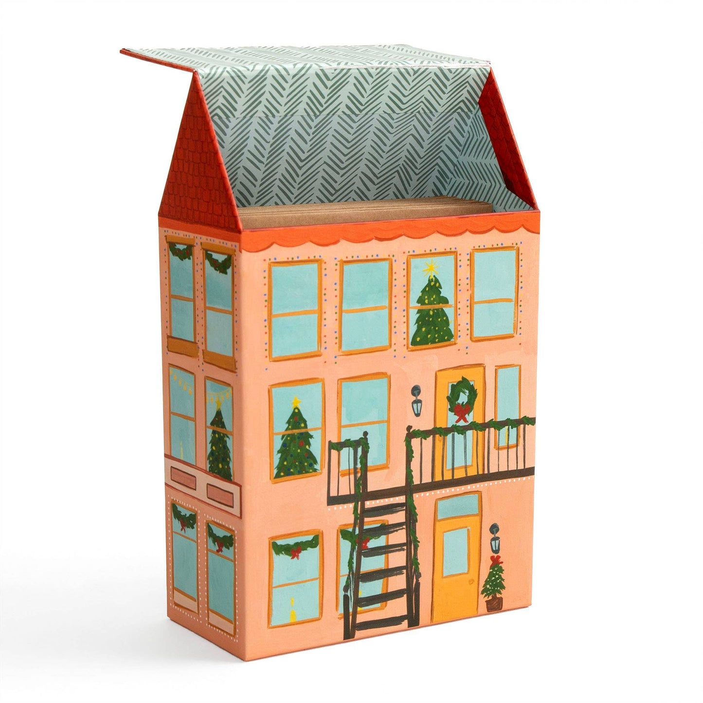 Christmas House Greeting Card Box Set - 20 Cards