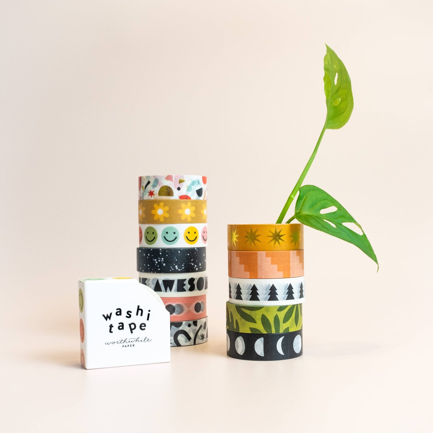 Gold Star Pattern Washi Tape by Worthwhile Paper