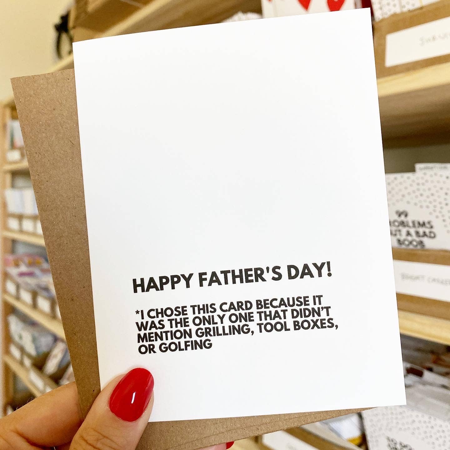 Only Card That Didn't Mention Tools Card by Five Dot Post