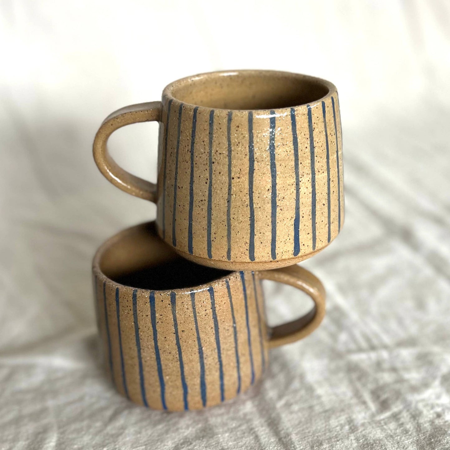 Blue Line Mug by Void & Form Ceramics