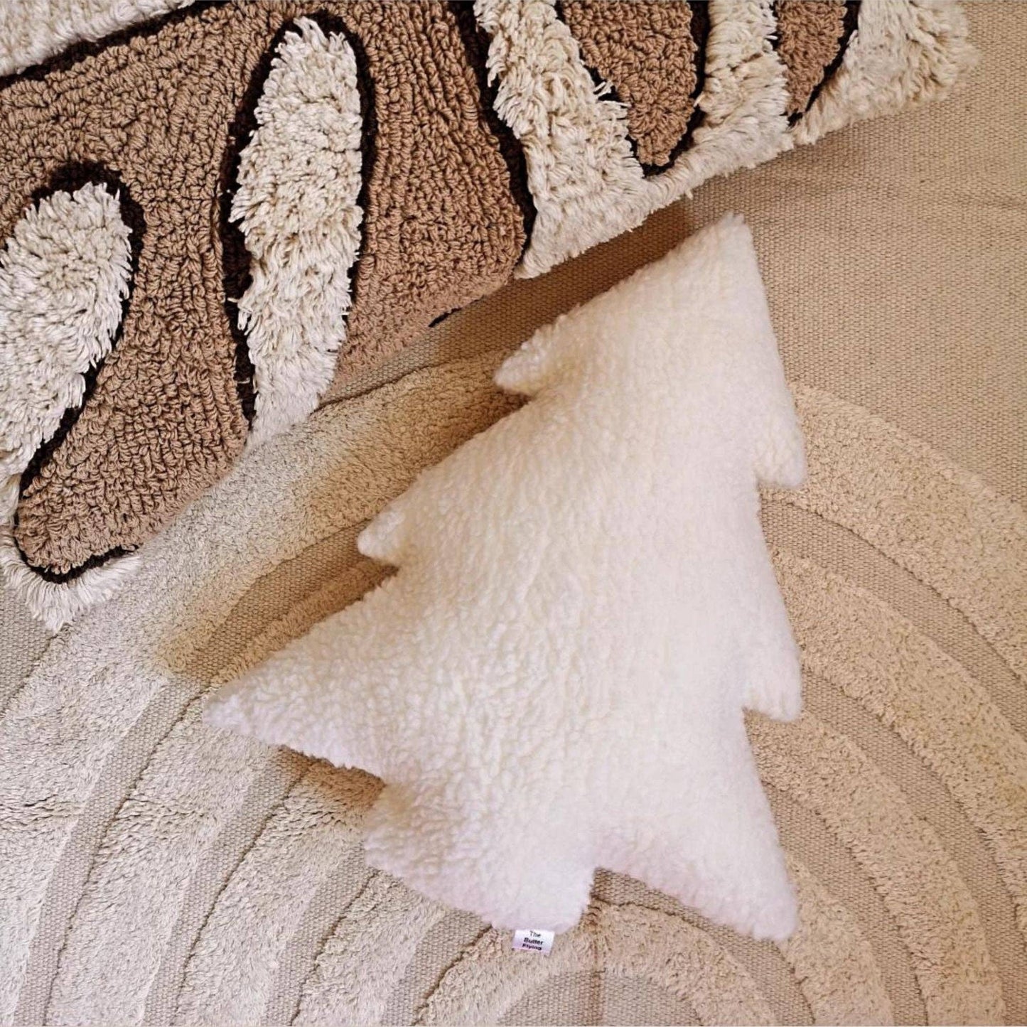 Into the Trees Boucle Accent Pillow | Cream by The Butter Flying