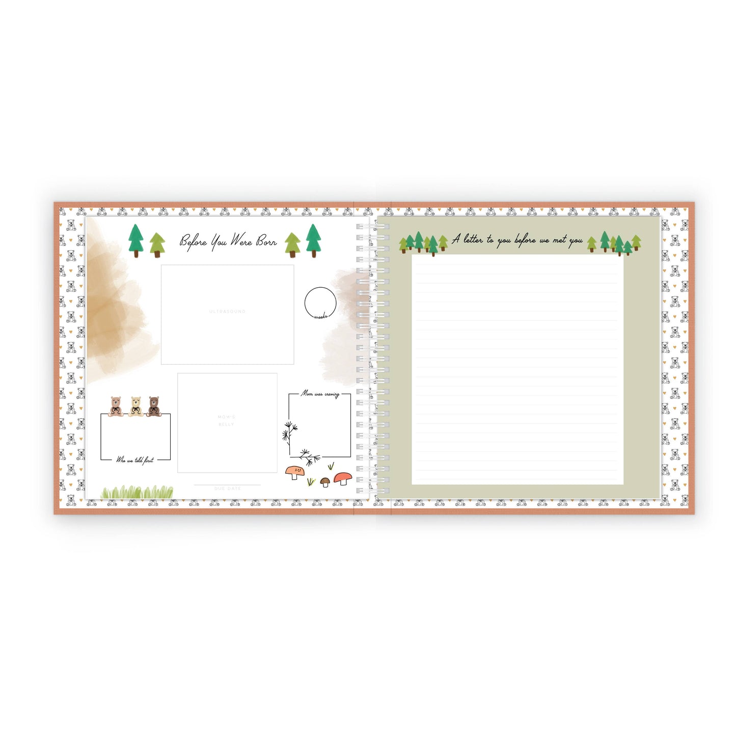 Teddy Bears Picnic Baby Memory Book by Lucy Darling