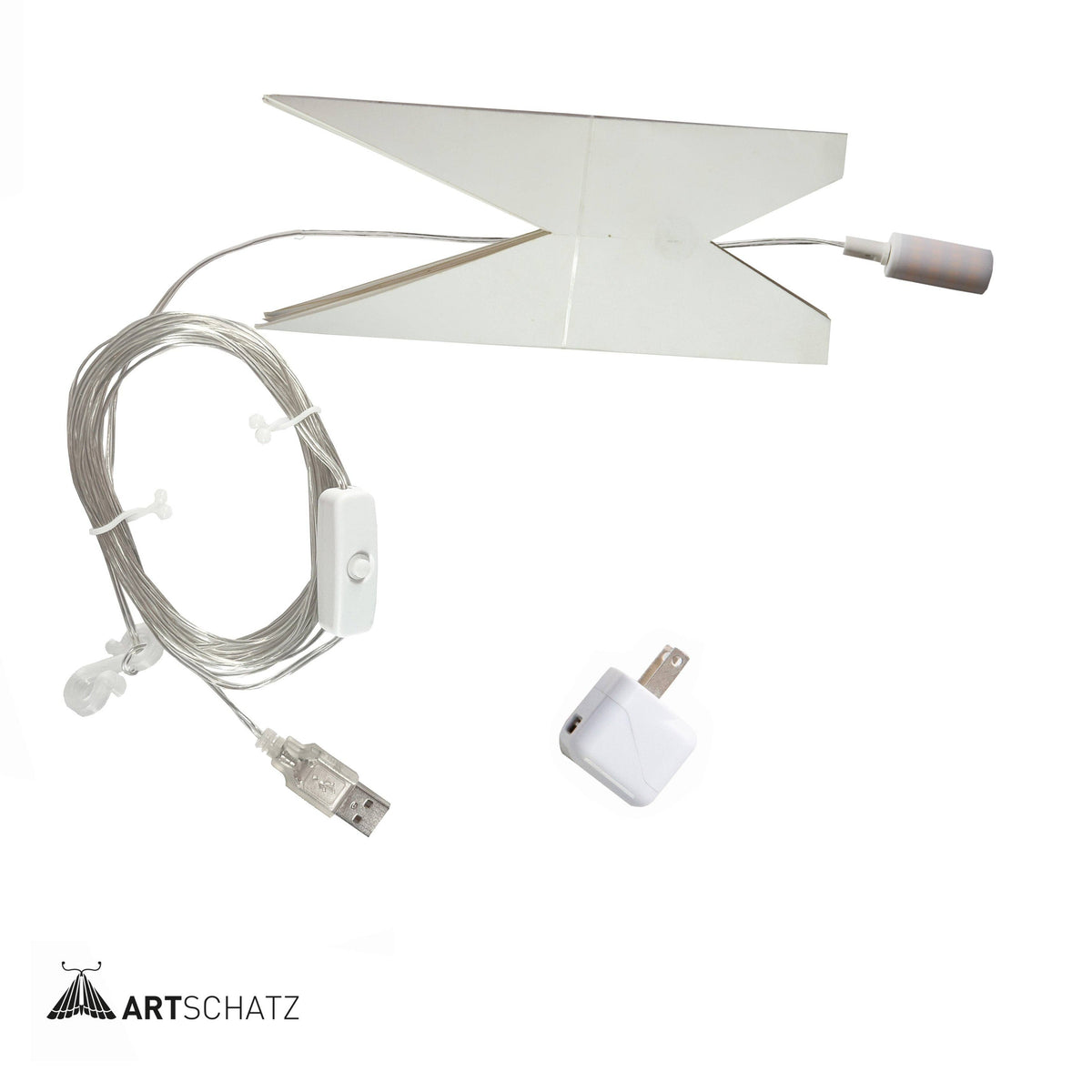 Ice Star Snowflake Paper Lantern by Artschatz