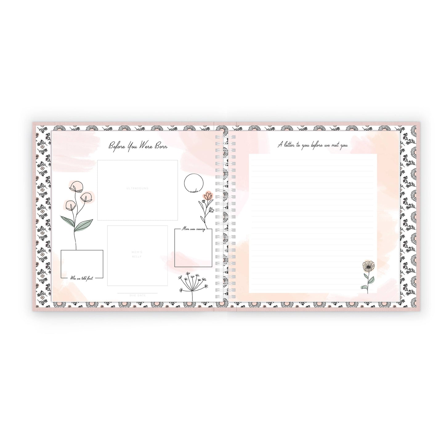 Wildflower Meadow Baby Memory Book by Lucy Darling