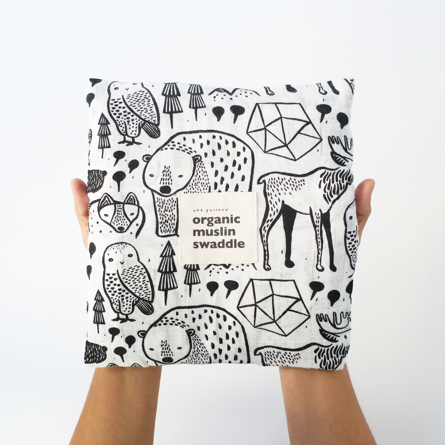 Organic Muslin Swaddle | Nordic by Wee Gallery