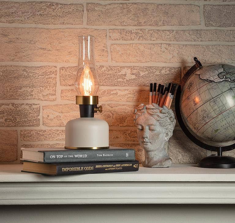 Vintage Oil Lantern Replica LED Lamp by Abbott