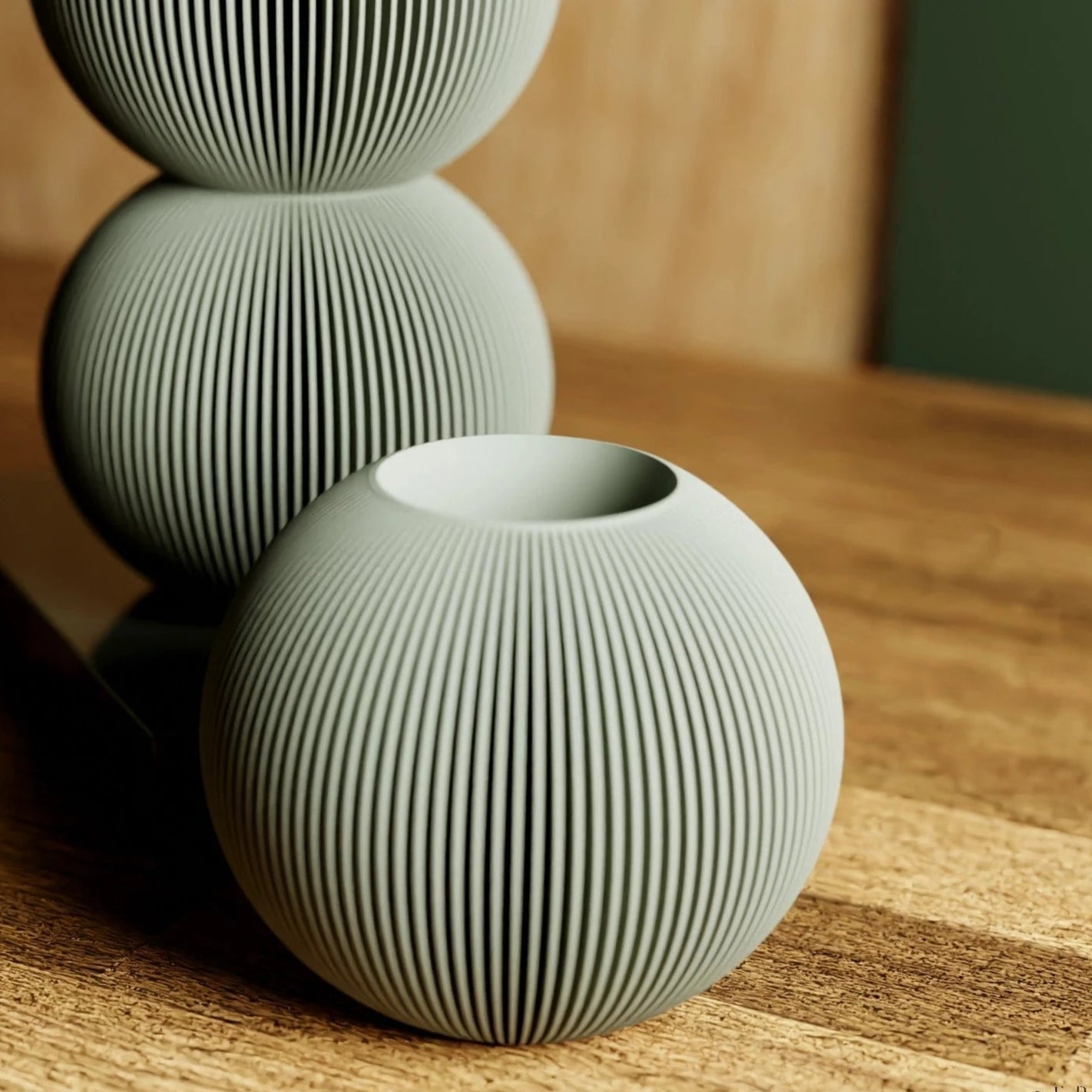 Bubble Vase | Muted Green by Modernized Pottery