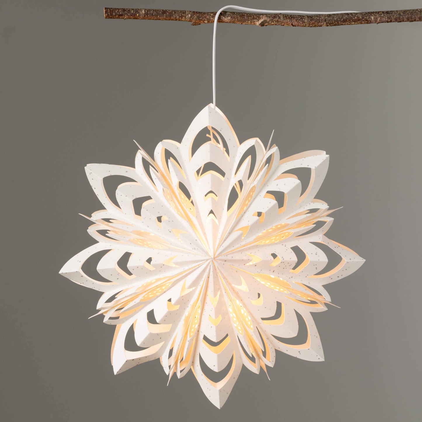 Large Hanging Paper Snowflake by Sullivans Home Decor