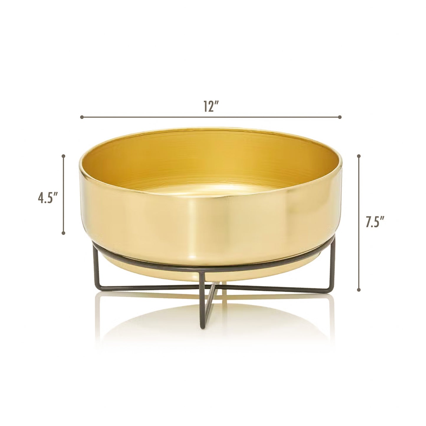 12" Mid-Century Large Round Planter
