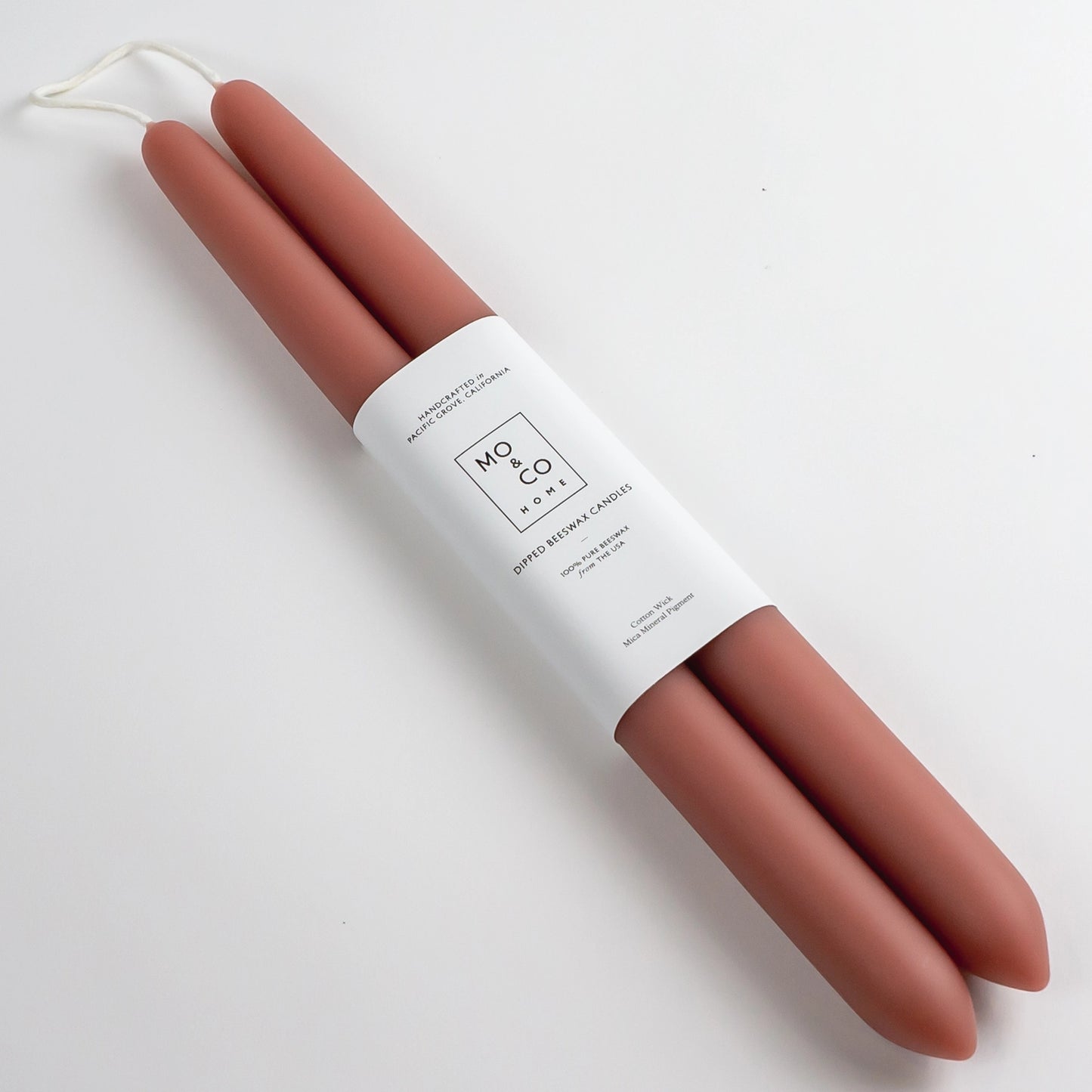 100% Beeswax Dipped Candles | 10" by Mo&Co Home
