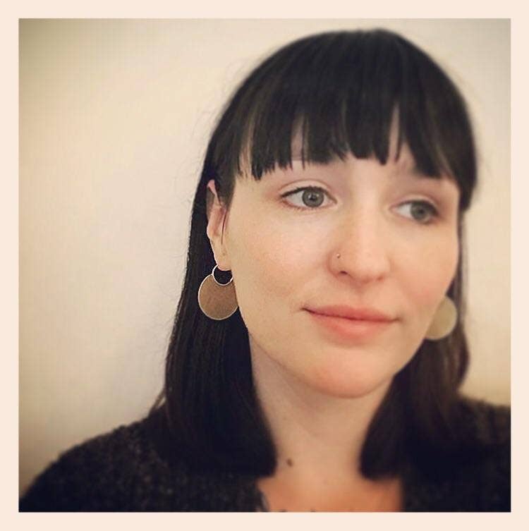 Small Disc Circle Earrings by Modern Madini