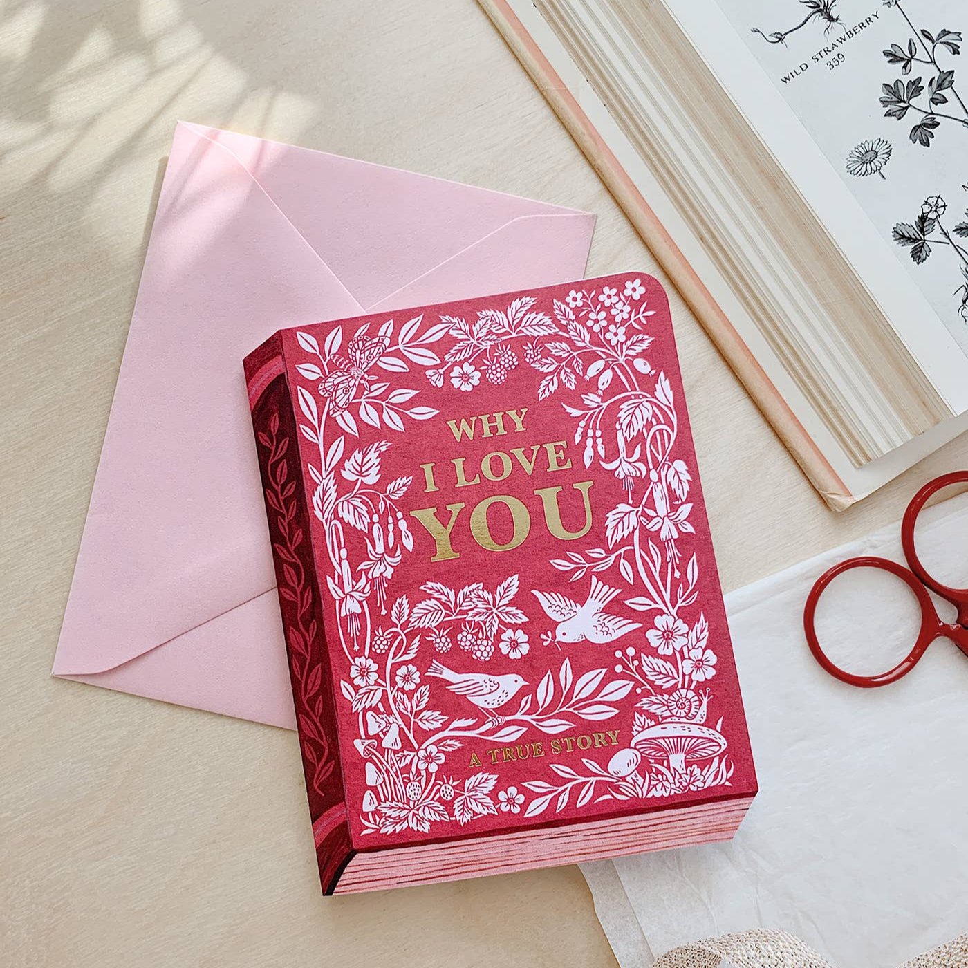Why I Love You Book Card