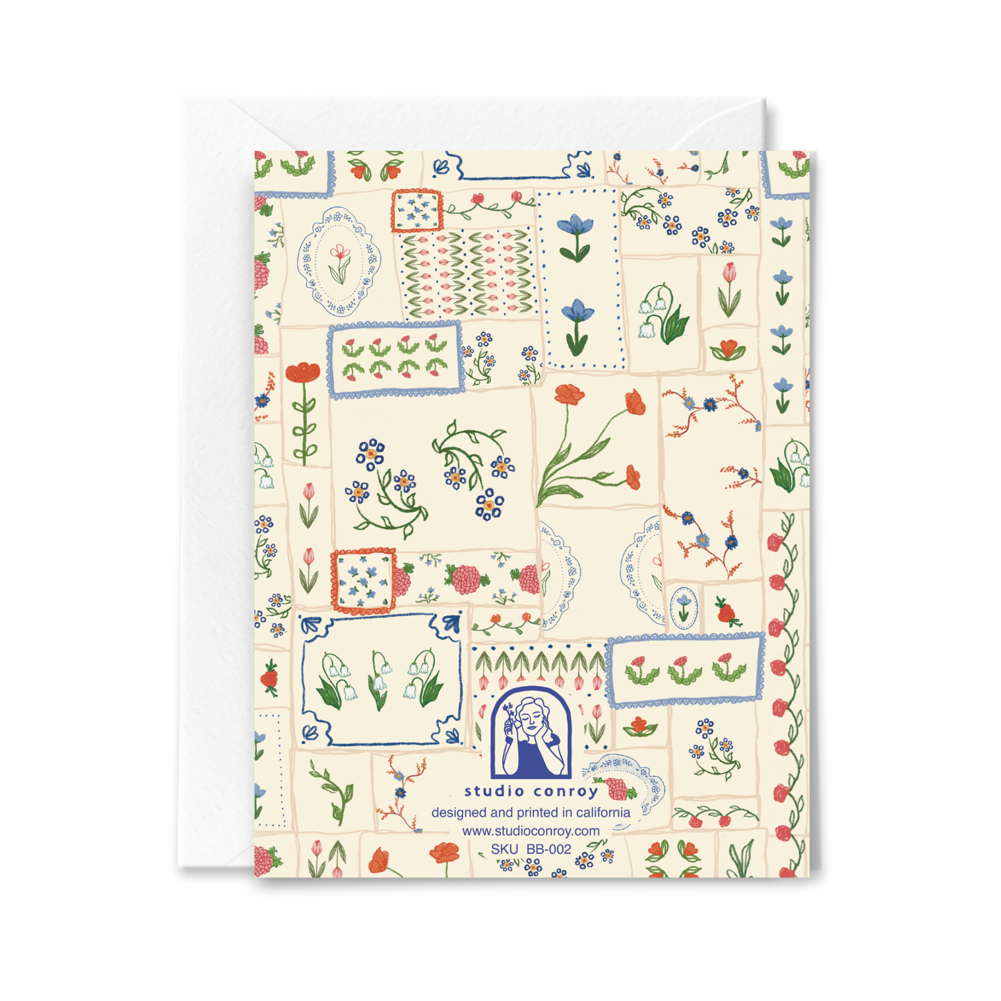 Welcome Baby Quilt Card by Stuido Conroy