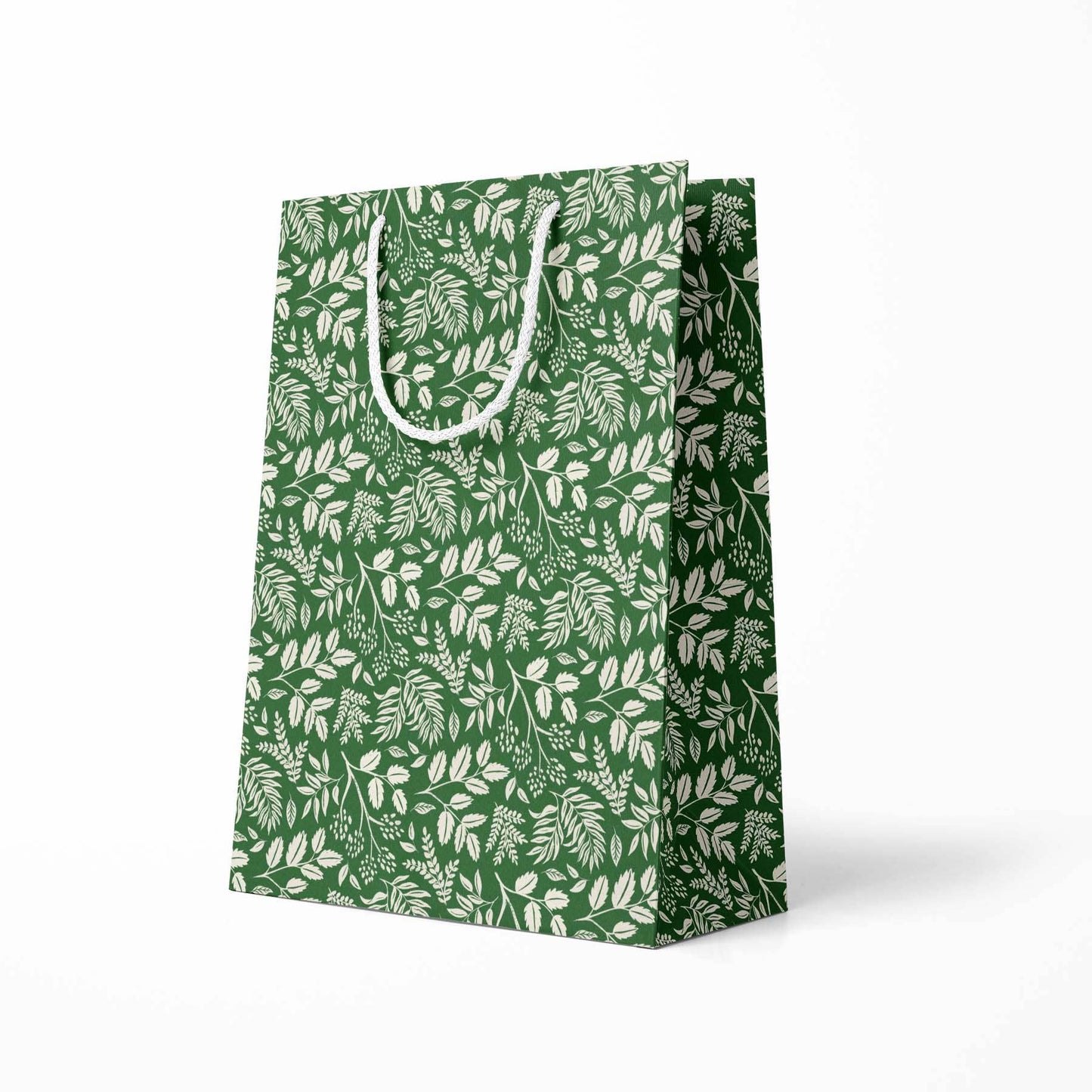 Green Vines Holiday Gift Bag | Large