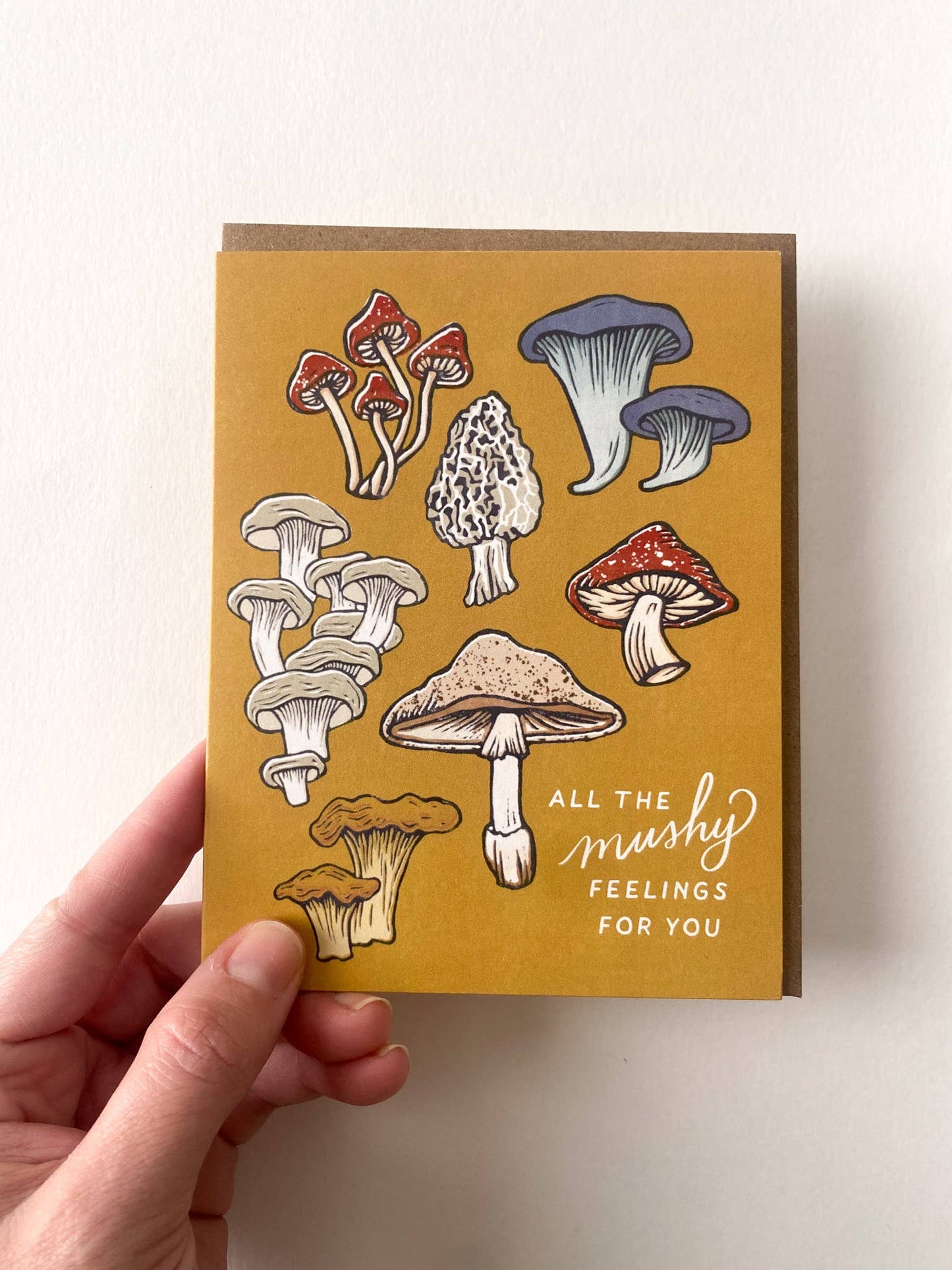 All the Mushy Feelings for You Card by Root & Branch Co.