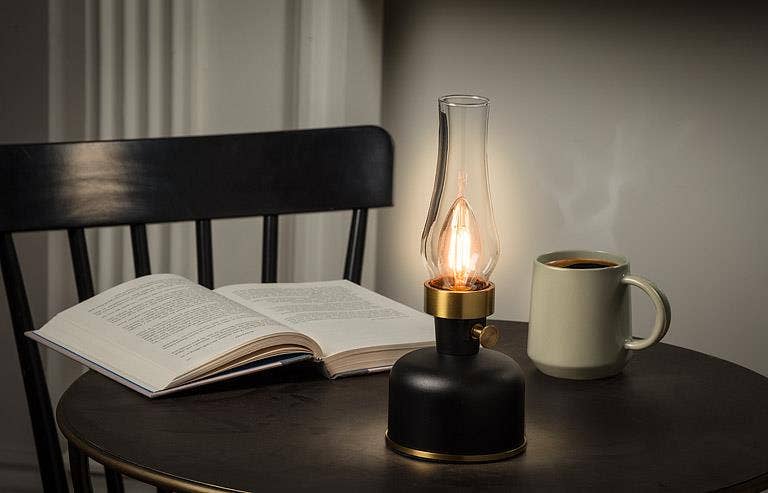 Vintage Oil Lantern Replica LED Lamp by Abbott