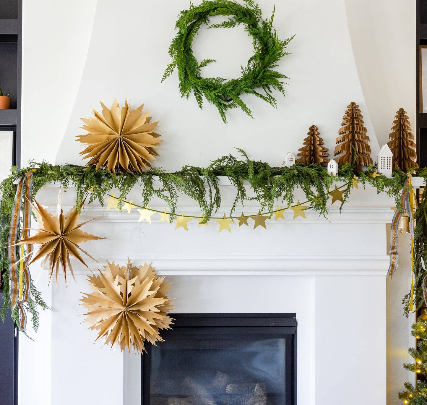 Christmas Memories Kraft Paper Tree Decor | Large