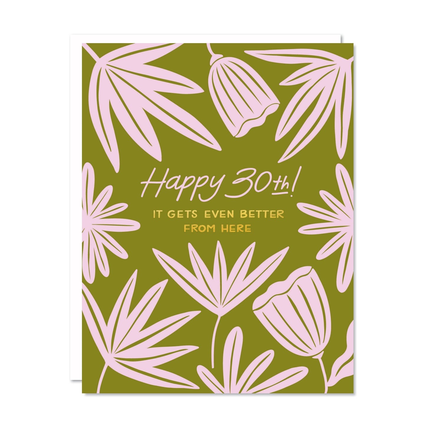 30th Birthday Milestone Card by Odd Daughter Paper Co.