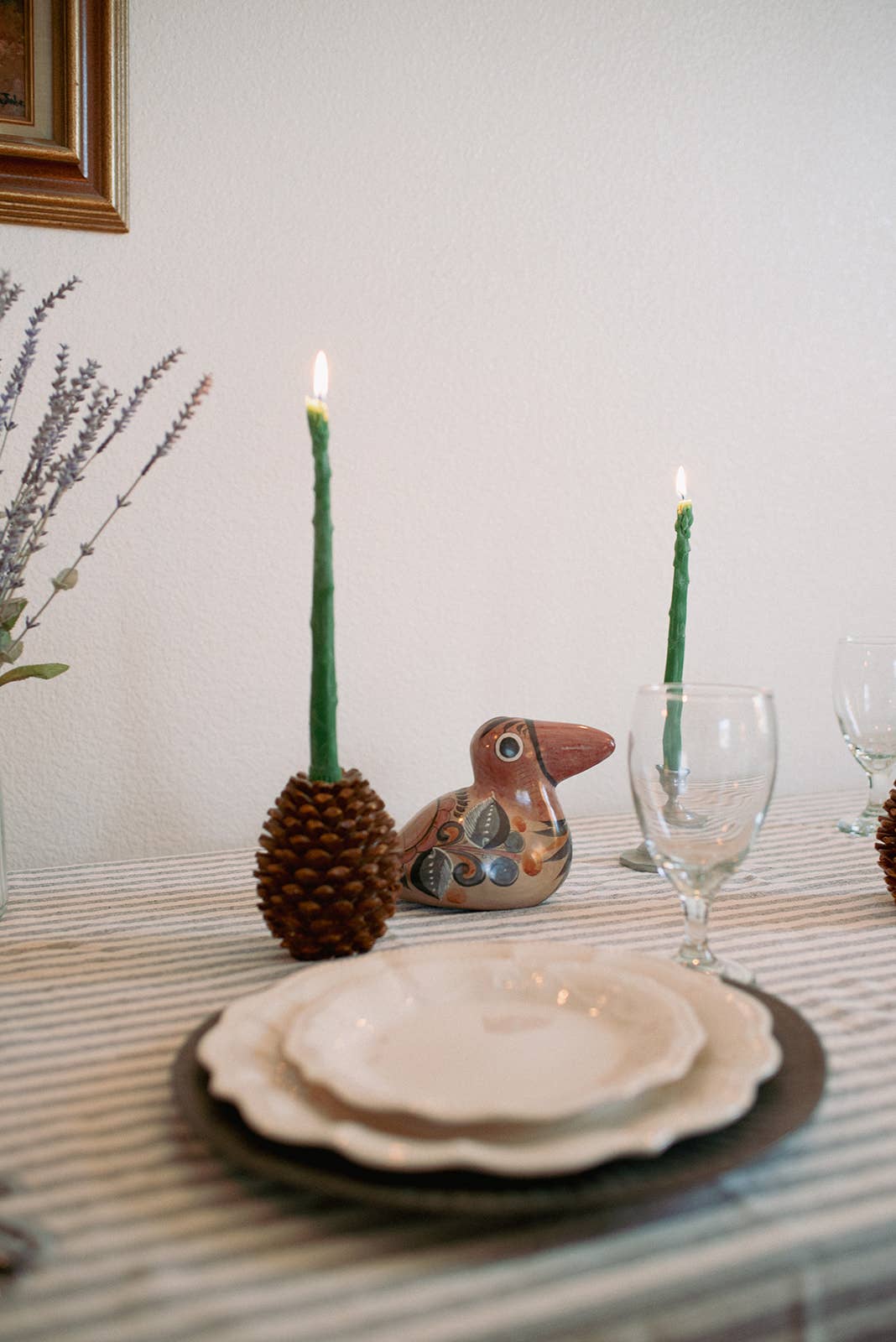 Asparagus Taper Candles by Happy Organics