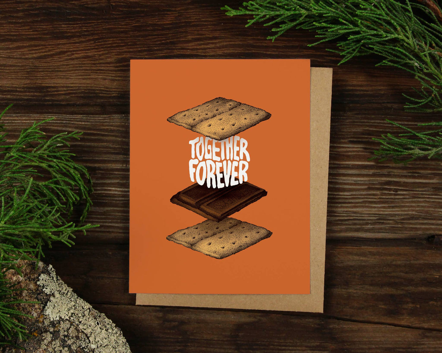 Together Forever S'more Greeting Card by Alpinecho