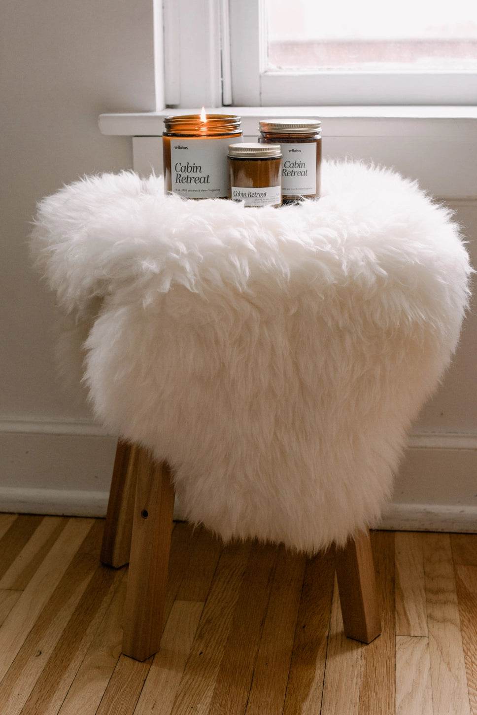 Cabin Retreat Soy Wax Candle by Vellabox