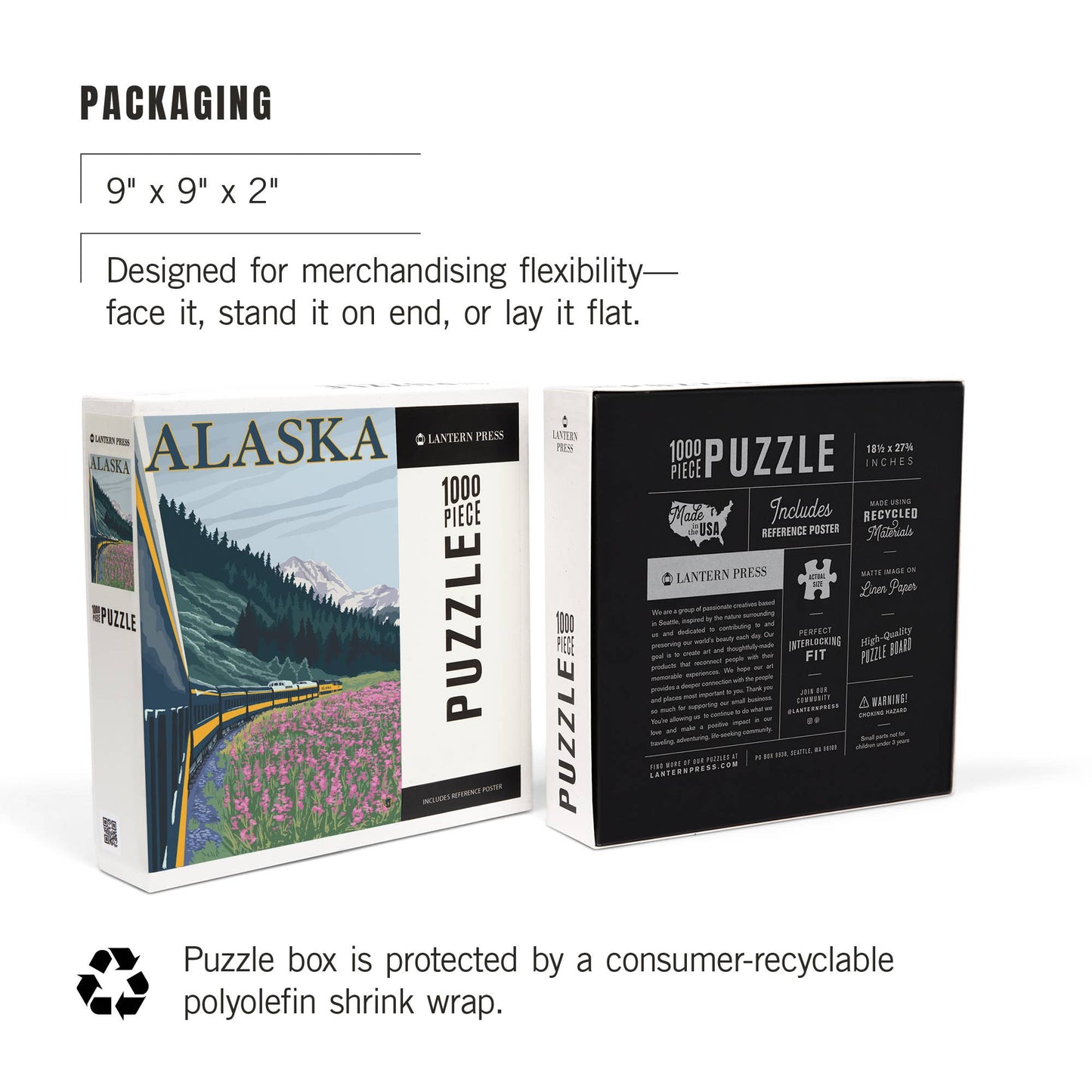 Alaska Railroad 1000 Piece Puzzle
