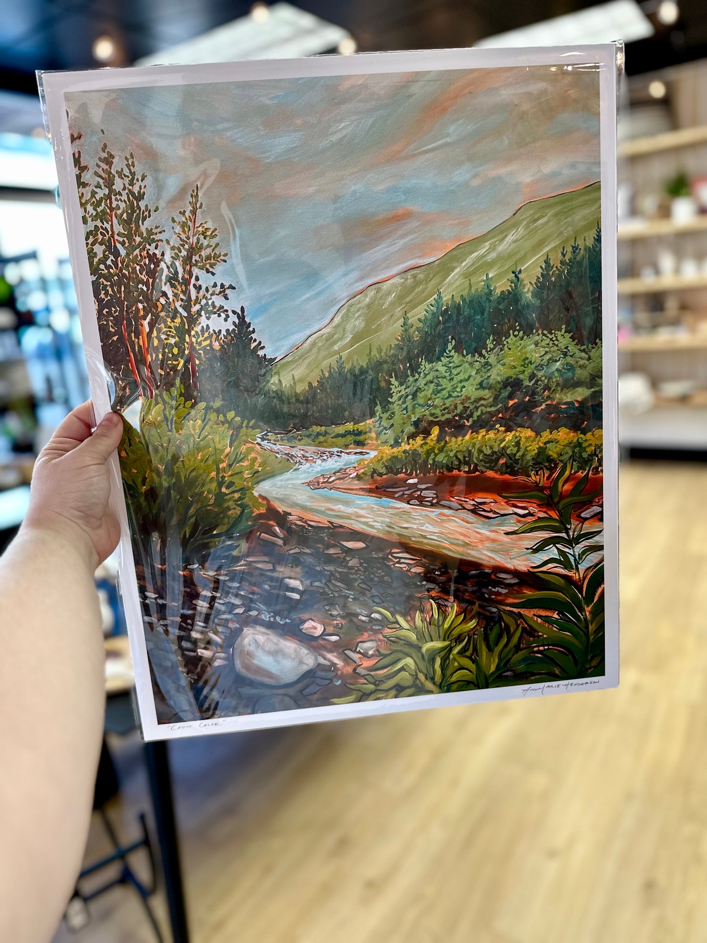 Crow Creek 16x20 Print by AnnMarie Henderson Art