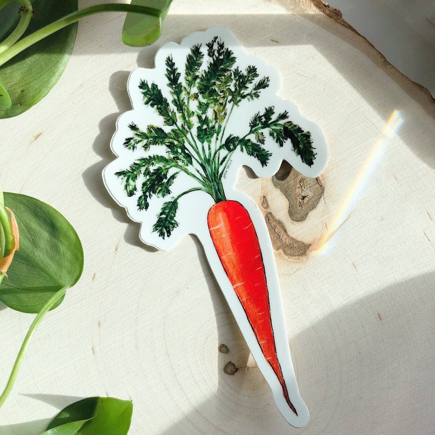Carrot Sticker by Anya Toelle
